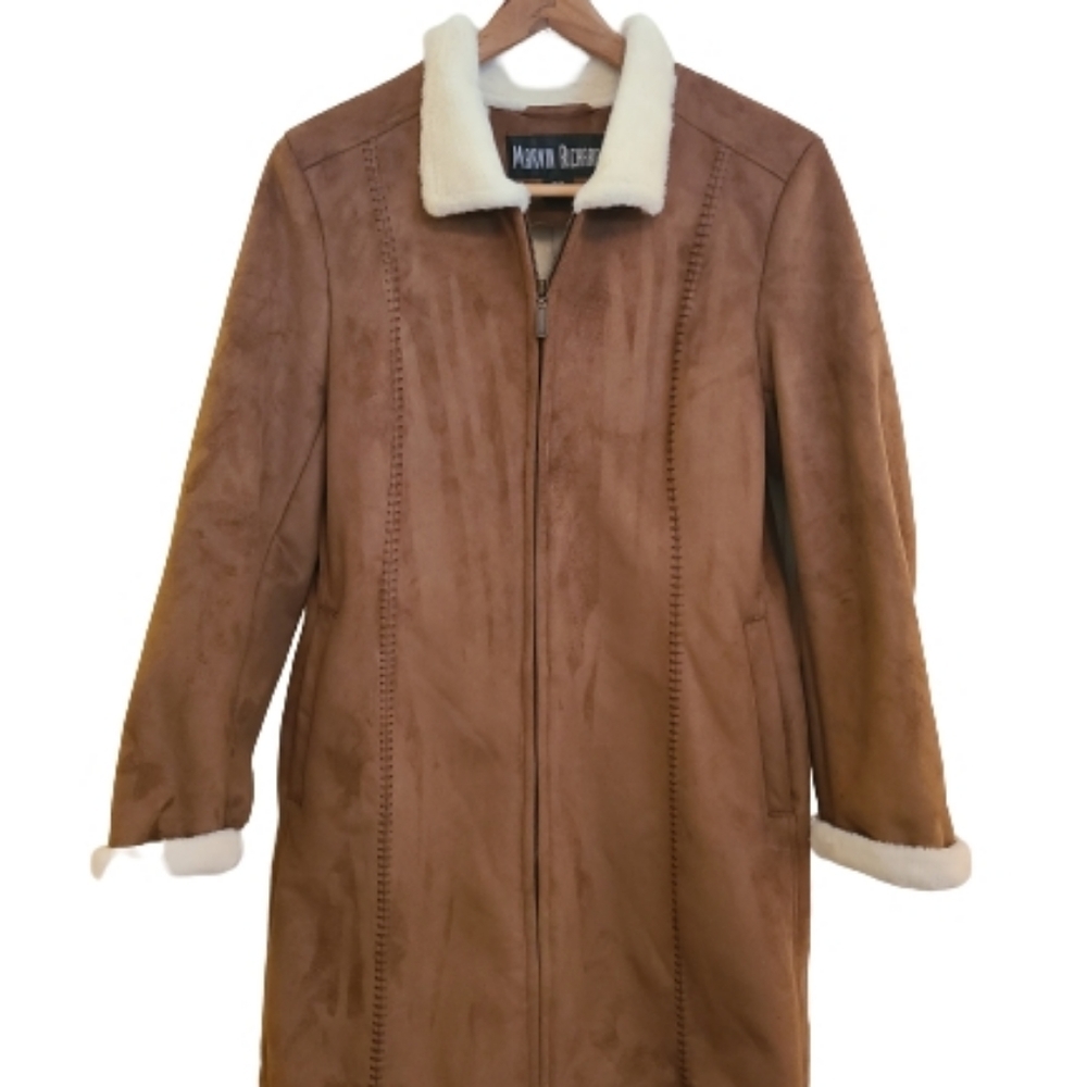 Marvin Richards Faux Suede Coat